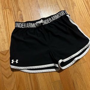 Black running shorts. Like new from a smoke-free home.